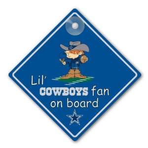  NFL Dallas Cowboys Car Sign