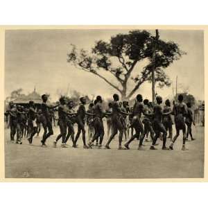 1930 Moru Men Dance Dancers Sudan Hugo Adolf Bernatzik 