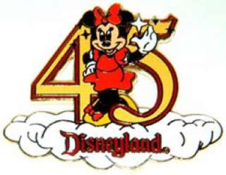 DISNEY DLR 45TH ANNIVERSARY SET MINNIE MOUSE CLOUD PIN  