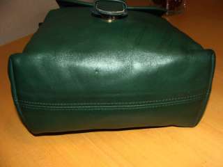 Coach Dark Green Vintage Backpack Daypack Shoulder Bag Purse Tote 4152 
