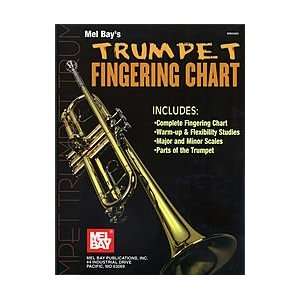   MelBay 44057 Trumpet Fingering Chart Printed Music