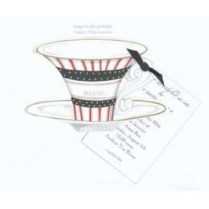  Stevie Streck Designs AW782W Whimsical Tea, Black Ribbon 