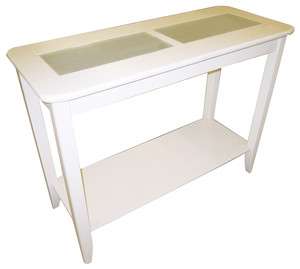 NEW Winsome Bianca Console Table Cream Solid Wood  