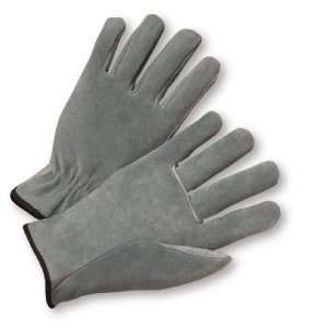 West Chester Xlrg Gray Split Cowhide Leather Driver Glove  
