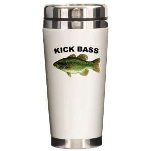  Kick Bass Bassmaster Fishing Ceramic Travel Mug by 
