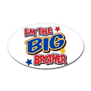  Sticker (Oval) Im The Big Brother 