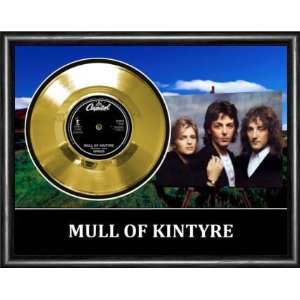  Paul McCartney Wings Mull Of Kintyre Framed Gold Record 