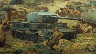 Panorama Print Russia Battle KURSK Nazi Germany 1943  