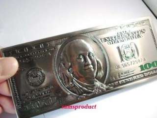 Famous Giant Hundred Dollar Sign Money Belt Buckle  
