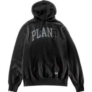  Plan B Game Hooded Sweatshirt [Small] Black Sports 