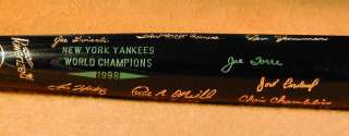 1998 New York Yankees World Series Black Bat MINT  