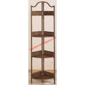   CORNER RACK / BAKER STAND with Antique Rustic Color