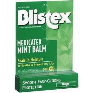   MINT BALM .15oz by BLISTEX INCORPORATED ***