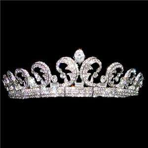 Replica Kate & William Royal Swarovski Crystal Wedding Hair Crown 
