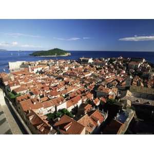 Elevated View of Dubrovnik from the City Walls, Dalmatia 