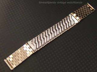 NOS Kreisler 5/8 Gold Brick Link Vintage Watch Band  