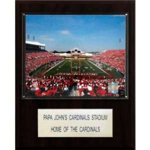  NCAA Football Papa Johns Cardinal Stadium Plaque