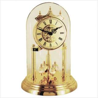 Loricron Quartz Anniversary Black Forest Clock with Crystal Cut 