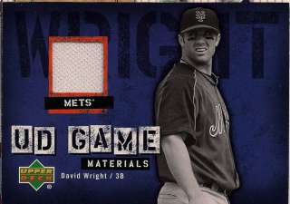 2006 UD Game Materials PANTS DAVID WRIGHT Mets  