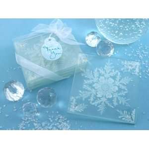  Wedding Favors Shimmering Snow Crystal Frosted Snowflake 