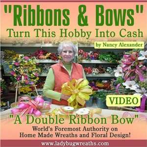  Ribbons & Bows DVD Video, Learn to Make Single, Double 