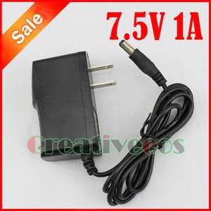 New AC 100 240V /DC 7.5V 1A Converter Adapter Power Supply Charger US 