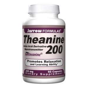  Jarrow Formulas Theanine 200, 200 mg Size 60 Capsules 
