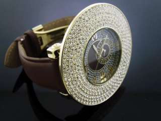 Mens King Master JUMBO 60MM Bezel W/ 12 Diamond Watch  