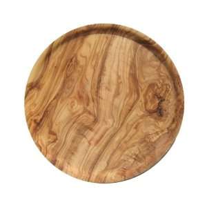 Naturally Med   Olive Wood Cheese Plate   10.2 inch  