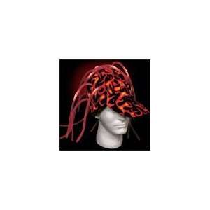 Red Light Up Noodle Cap