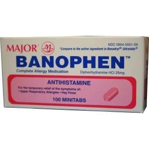  Banophen Allergy Medication (Compare to Benadryl Allergy 