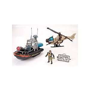   MILITARY MOBILE SQUAD HELICOPTER AND AIRBOAT PLAY SET Toys & Games