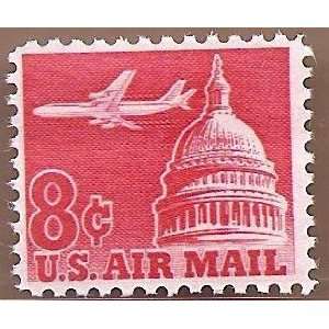  Stamps US Jet Airliner Over Capitol Sc C64 MNHVFOG 