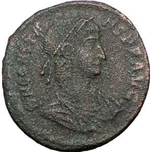 CONSTANS 340AD Big Authentic Ancient Roman Coin GALLEY Phoenix CHRIST 