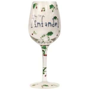 Westland Giftware 9 Inch Zinfandel Wine Glass, 15 Ounce