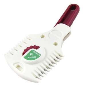  Hairstyle 2 Sided Blade Burgundy Razor Hair Thinning Comb 