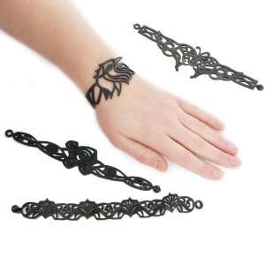  Designed Tattoo Bracelets (1 dz) Toys & Games