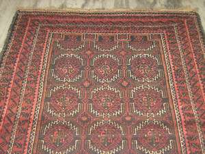 Antique Afghan rug Baluch afghanistan persian 6x4  
