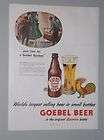 1948 goebel beer ads bantam bottle 7 ounce beer
