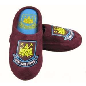 West Ham United FC. Childrens Slippers   Size 3/4