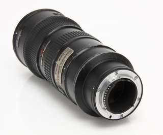 NIKON AF S VR NIKKOR 70 200MM F/2.8 G ED ZOOM LENS    