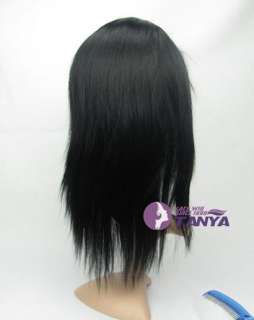   Straight 12 _100% Indian Remy Human Hair Full Lace / Lace Front Wig