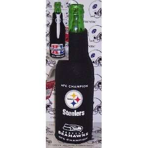   Super Bowl XL (Steelers vs Seahawks) Bottle Koozie