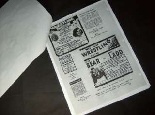   OF WRESTLING MEMORABILIA 9 PROGRAMS,1 NEWSLETTER 60s 70s GA,AL,TX,ATL