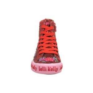 Lelli Kelly Glitter Beaded Mid Top shoe Lace Up Candy  