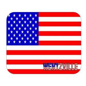  US Flag   Wentzville, Missouri (MO) Mouse Pad Everything 