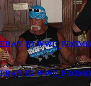TNA WWF WWE Hulk Hogan Winged Eagle Signed Replica Belt  