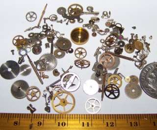 GEARS Cogs and More STEAMPUNK Watch 5g Parts Pieces Artist Steam Punk 