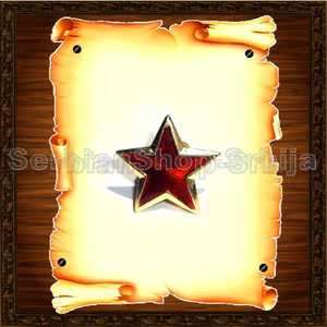  Cockade Badge Serbia Red Star Communism Komunizam Josip Broz Tito SFRJ