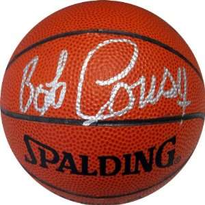  Bob Cousy Autographed Mini Basketball